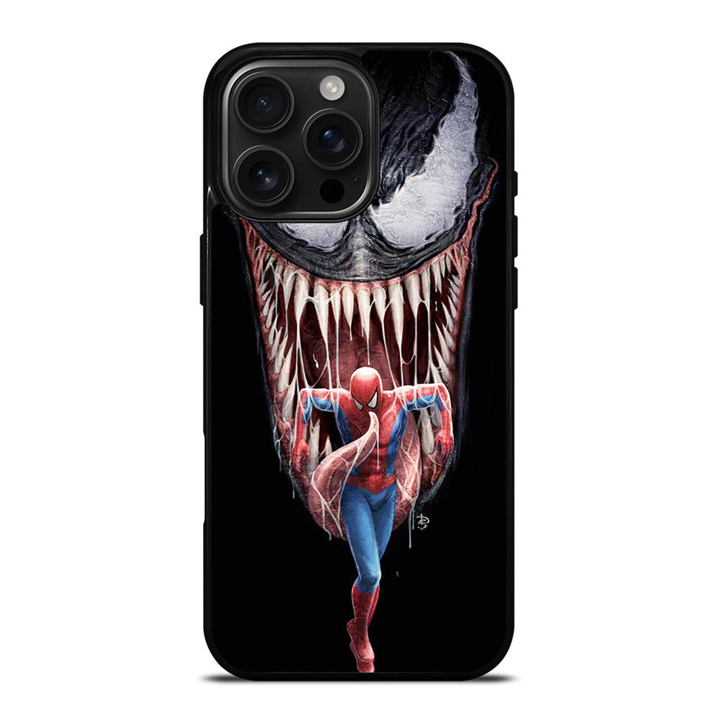 ใหม่ VENOM VS SPIDERMAN แฟชั่นสไตล์ใหม่เคสโทรศัพท์มือถือประณีตฝาครอบป้องกันสําหรับ iPhone 16 Pro Max