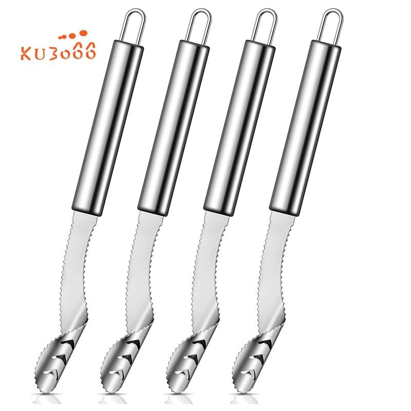 4PCS Jalapeno Pepper Corer,สแตนเลสพริกจับ Jalapeno Corer, Core Deseeder สําหรับ Jalapenos,พริก,Bell 