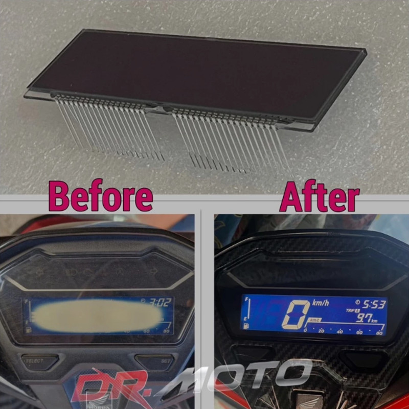 หน้าจอดิจิตอลสำหรับ Honda Click 125i 150i 2018-2021 ดีแสดงสำหรับมาตรวัด ความเร็วดิจิตอล Digital screen Click - รูปที่ 3