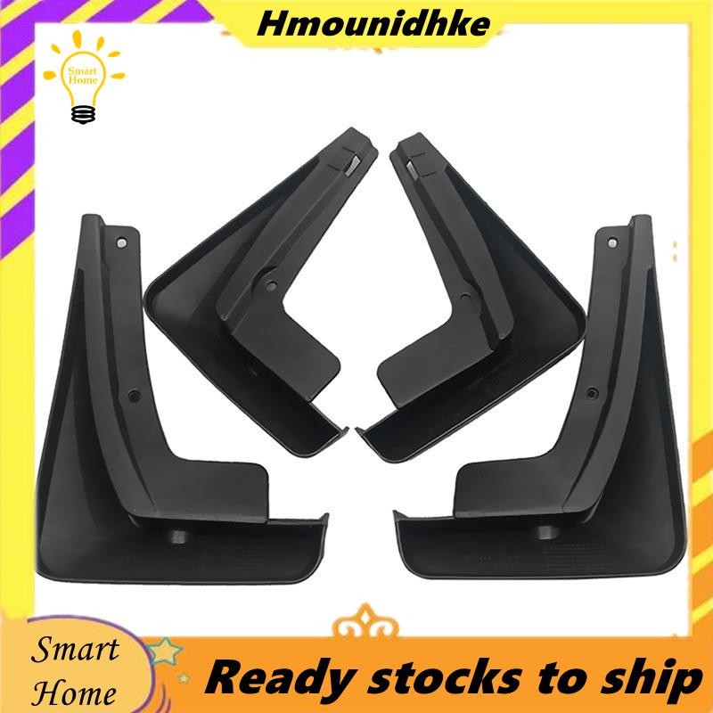 4 ชิ้นด้านหน้าด้านหลังสําหรับ CT5 CT-5 2020-2021 รถอุปกรณ์เสริม Mudflaps 4 ชิ้นสีดําสําหรับ CT5 CT-5