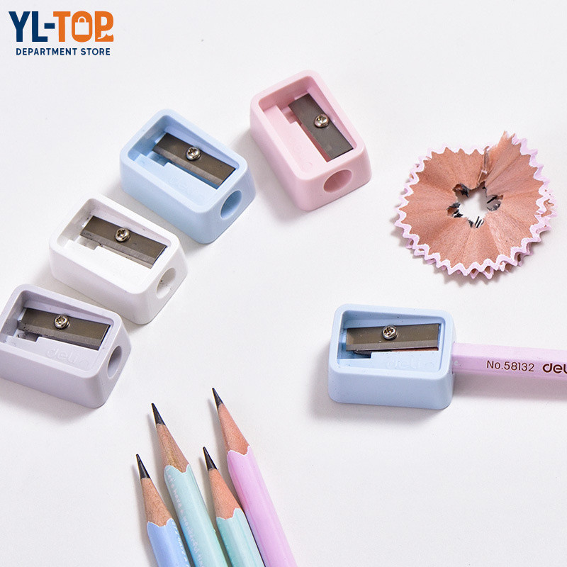 กบเหลาดินสอ (ส่งแบบสุ่ม 4 สี) ขนาดพกพา ใบมีดมาตรฐาน ปลอดภัย (ส่งไทย) BS17