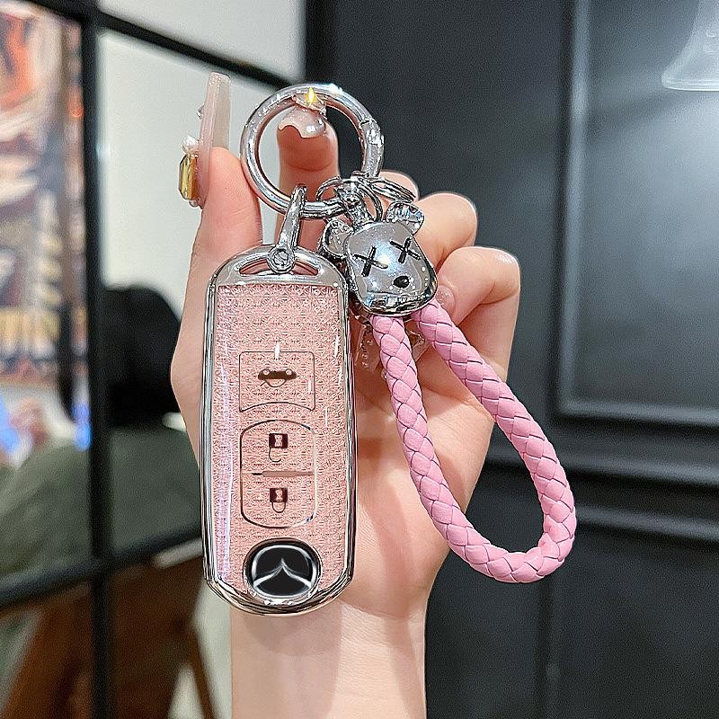 Tpu ฝาครอบกุญแจรถสําหรับ Mazda 2 3 5 6 BL BM GJ Atenza Axela Demio CX-3 CX3 CX-5 CX5 CX7 CX-9 CX8 รถอุปกรณ์เสริม