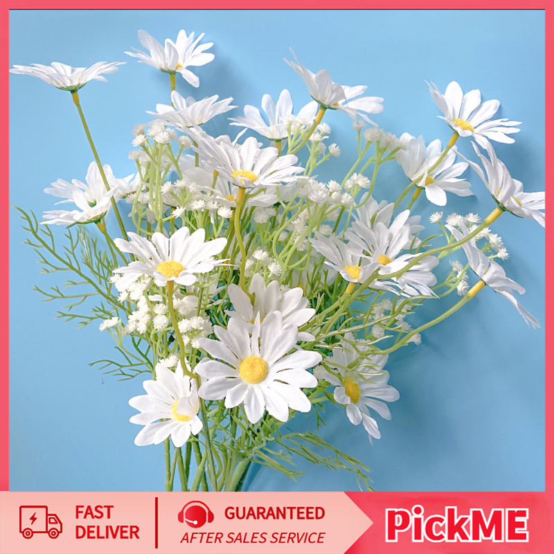 ดอกไม้ปลอม Artificial Daisy ดอกดาวกระจาย ดอกคอสมอส ดอกไม้ประดิษฐ์ ตกแต่งบ้าน