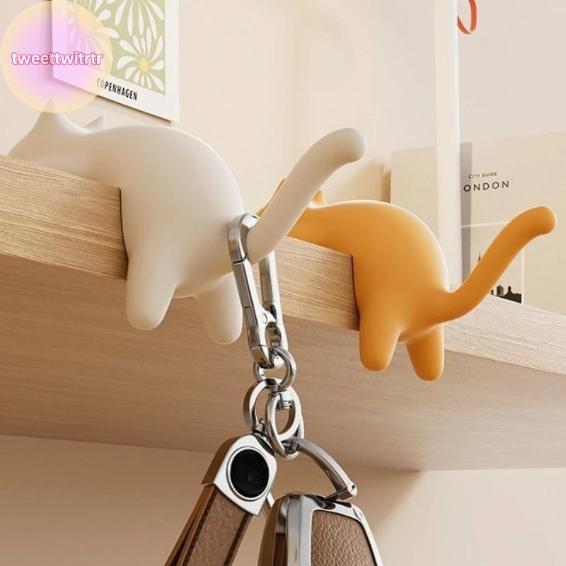 TRWITR น่ารักแบบพกพา Hook แขวนตาราง Hook รูปที่ 6