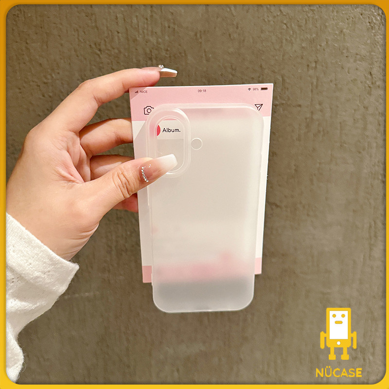 เคสใสด้าน for เคสไอโฟน11 iphone 15 16 Pro MAX เคสไอโฟน 13 12 Pro max 14 Plus เคส Ultra Thin Anti-Drop โทรศัพท์นุ่มปกหลัง