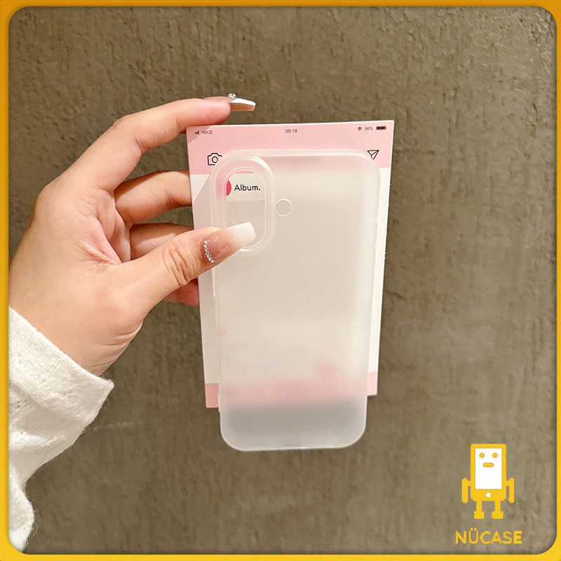 เคสใสด้าน for เคสไอโฟน11 iphone 15 16 Pro MAX เคสไอโฟน 13 12 Pro max 14 Plus เคส Ultra Thin Anti-Drop โทรศัพท์นุ่มปกหลัง