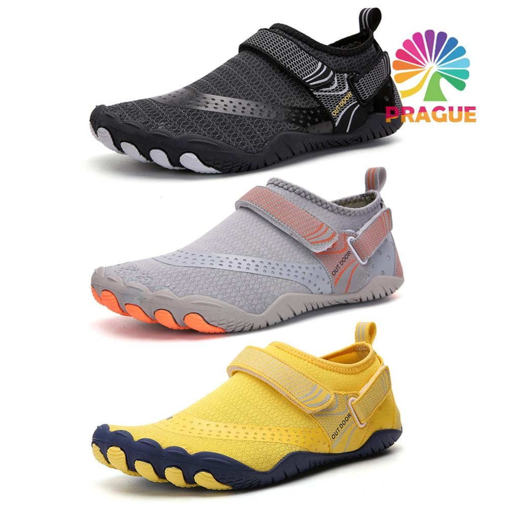 Unisex Surfing ดําน้ําดูปะการังรองเท้าสวมใส่กีฬา Trainning รองเท้าผ้าใบหัวเข็มขัดคู่ Five-Fingers Wa
