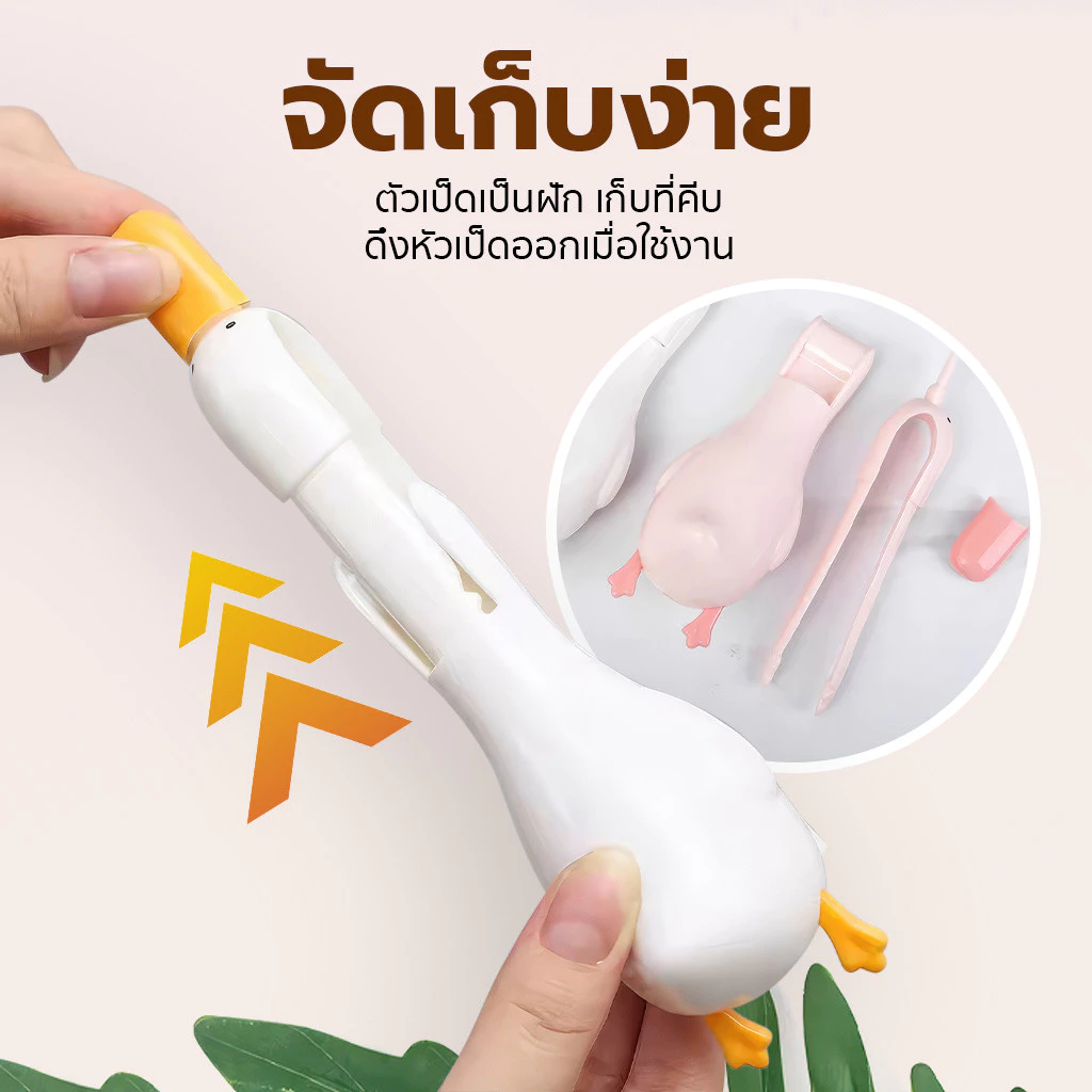 COZII เป็ดดักขนในท่อระบาย อ่างล้างหน้า-อาบน้ำ ป้องกันอุดตัน thumbnail 5