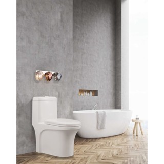 GlobalHouse Iris สุขภัณฑ์ชิ้นเดียว แบบกดบน  รุ่น ไวโอเลต IR-…