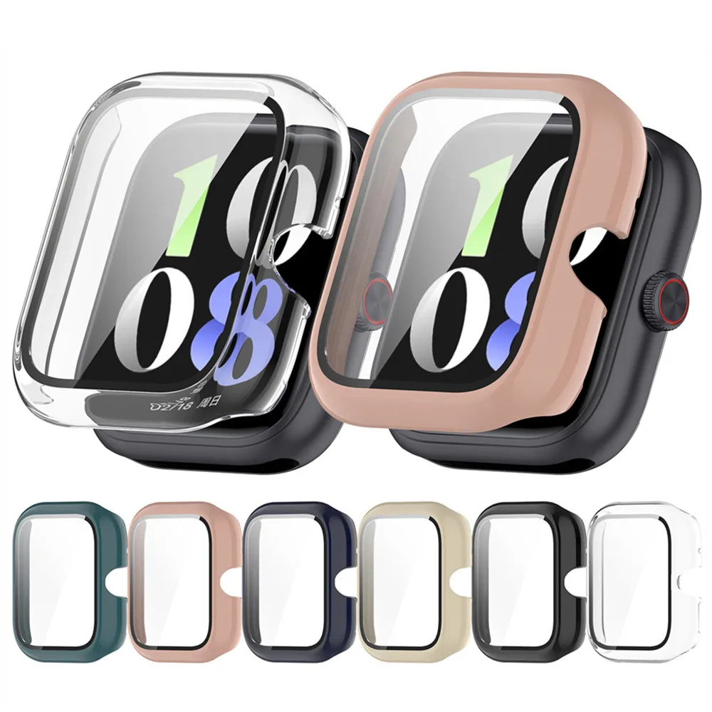 เคสนาฬิกาฝาครอบป้องกันสําหรับ Vivo WATCH GT/ IQOO WATCH GT กรอบพีซีแข็ง + กระจกครอบคลุมเต็มรูปแบบอุปกรณ์เสริมเชลล์