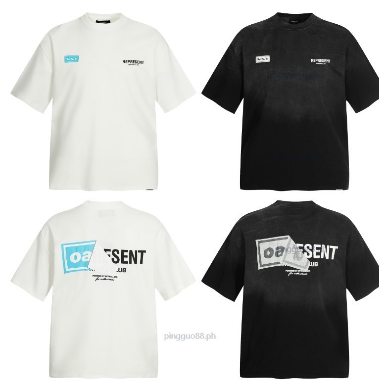 เสื้อยืดโฟมพิมพ์ลายย้อนยุคสำหรับทั้งผู้ชายและผู้หญิง แขนสั้น ใหม่!
