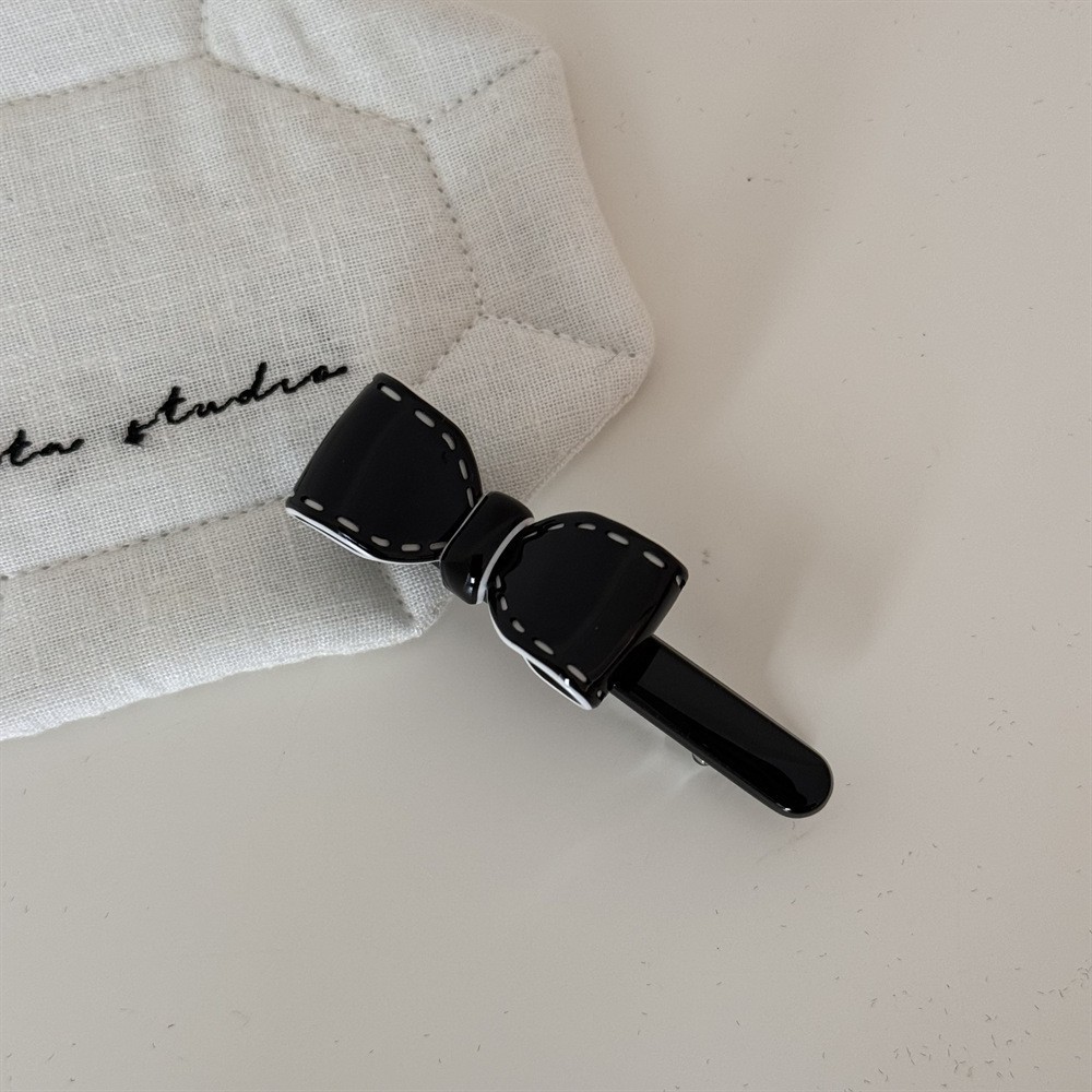 กิ๊บติดผมโบว์สไตล์เรียบง่าย ออกแบบคลิปฉลาม - รูปที่ 4