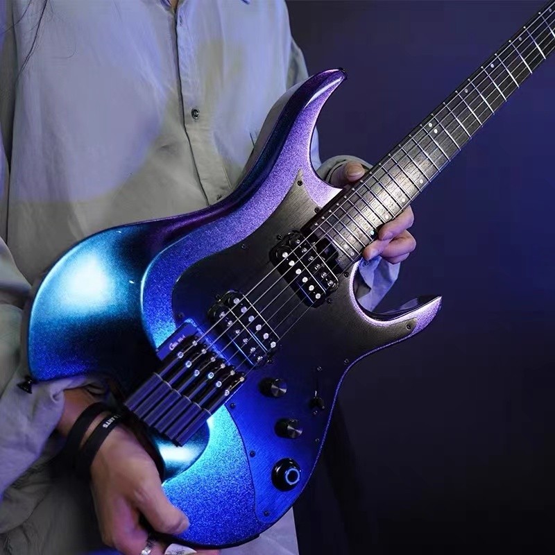 GTRS W800/W900 Headless กีตาร์ไฟฟ้าสมาร์ทมาพร้อมกับผลฟังก์ชั่นบันทึกภายในเริ่มต้น Introductory ผู้ชา