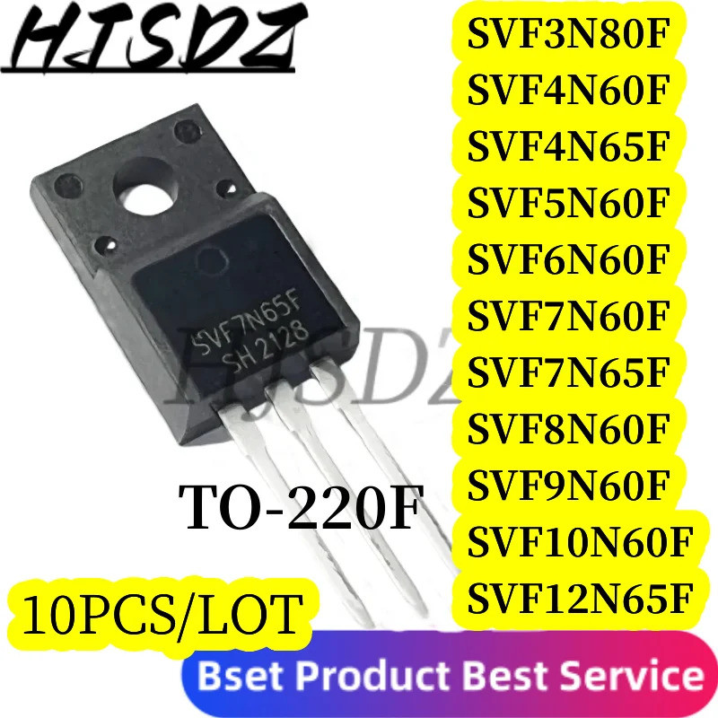 1-5PCS SVF12N65F SVF12N65 SVF7N65F SVF4N65F SVF3N80F SVF4N60F SVF5N60F SVF6N60F S10F SVF S80F S80F S