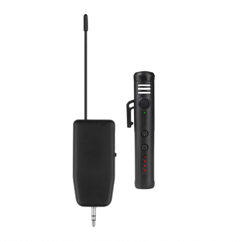 2.4G ไมโครโฟนไร้สายพร้อมการลดเสียงรบกวนขนาดเล็กมือถือไมค์สายรัดคอสำหรับการสอนคาราโอเกะกลางแจ้งสตรีมม