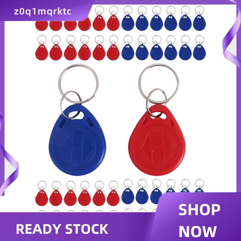 z0q1mqrktc 50 ชิ้น 125 Khz Proximity ID Card RFID Keyfob Access Control Key สําหรับประตูระบบควบคุมกา