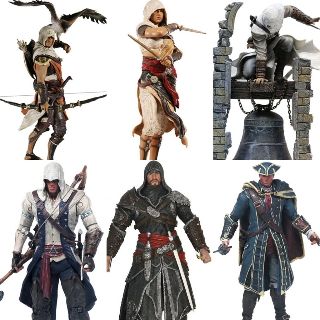 [คลังสินค้าพร้อม] Assassins Creed Igio รูป Connor Kenwei เครื่องประดับ Baker Edward Kenway รุ่น Attl