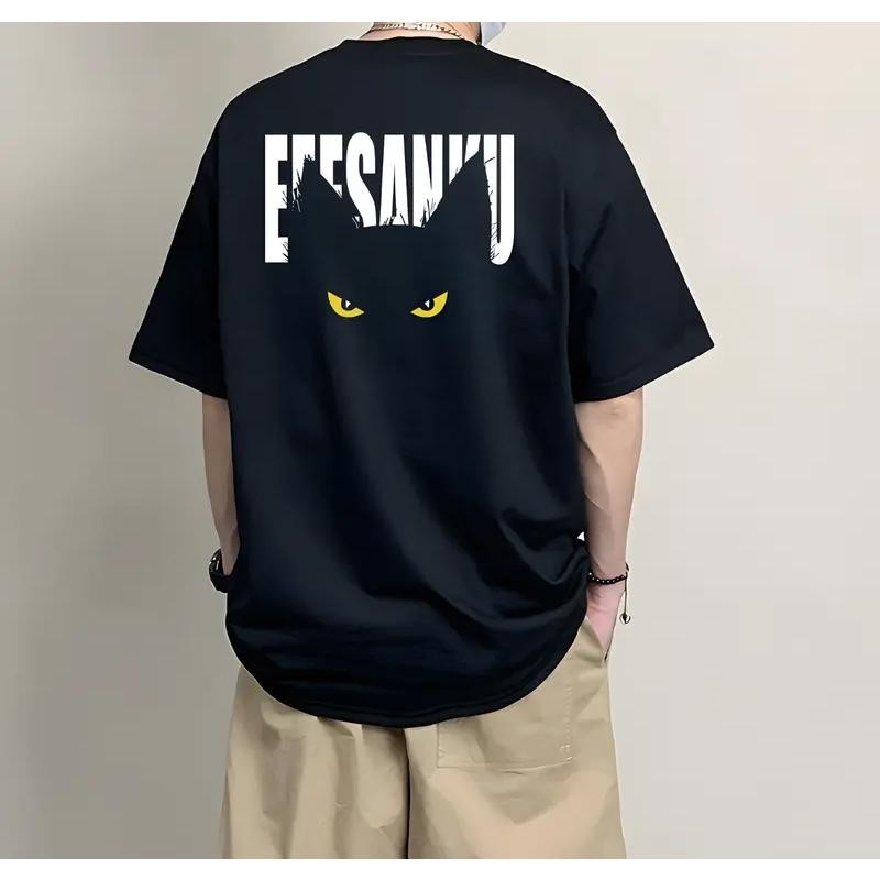 Basi💥เสื้อยืด oversize unisex สตรีทแฟชั่น โคตรนุ่ม เสื้อ cotton 100% ไม่หดตัวลาย เสื้อไม่ยับ ลาย "EAESANKU"