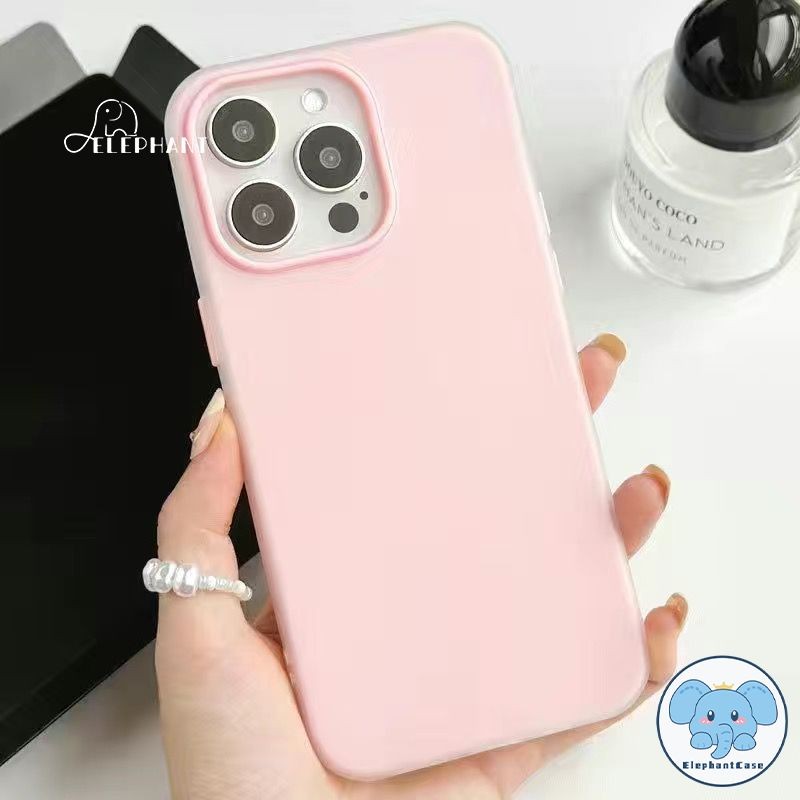 เคสกรอบรูปเรียบง่ายสีลูกกวาด เข้ากันได้กับ IPhone 17 air 11 16 13 15 14 12 Pro Max 8 16 15 7 Plus XR X XS เคสไอโฟน 15 ราคา ถูกที่สุด ดีลบีเคเค แกลเลอรีภาพที่ 6