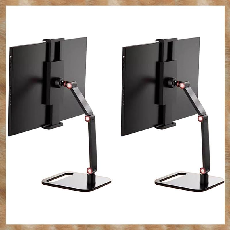 [KYG] 2X Portable Monitor Holder ขาตั้งแท็บเล็ต Adjustable Portable Monitor Desktop Clamp Stand