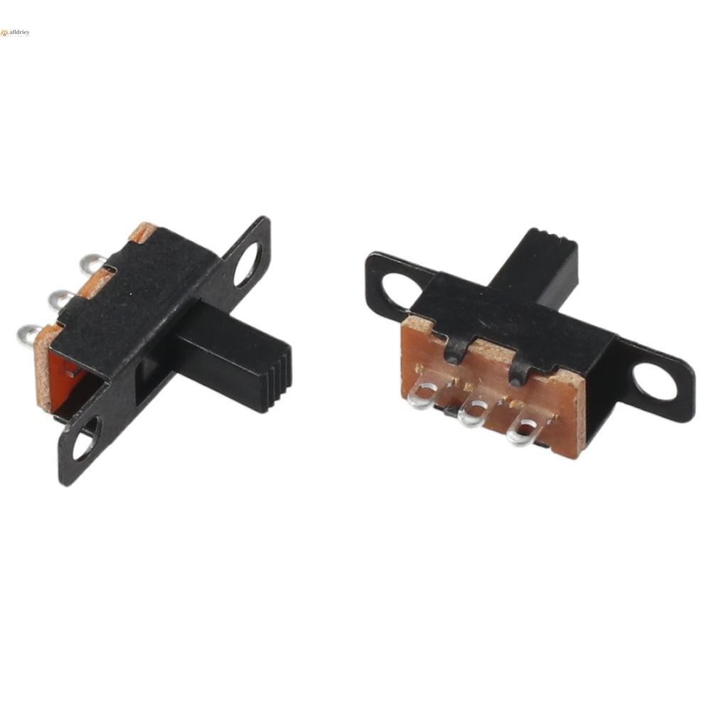 INTOONE 8 ชิ้น Micro Mini Toggle Switch, SS12F15VG6 DC 50V 0.5A สวิตช์สไลด์, แผง Mount 6 มม.3 ขา 2 ต