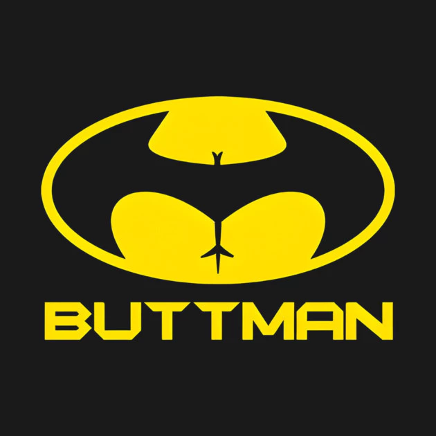 เสื้อยืด Vintage Buttman Cotton 100 สีดำ thumbnail 9