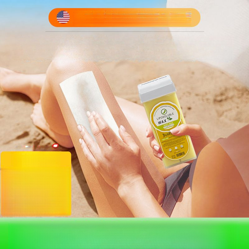 American SugarWax Roll-On Hair Removal Wax Soft Wax Student Wax Paper Beeswax Hair Removal Cream