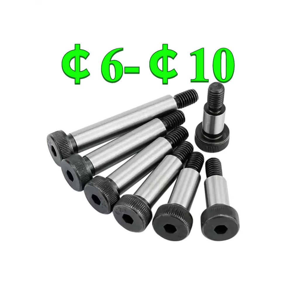 12.9-Class Plug Bolt Shaft Shoulder ก้านไหล่นูน Etc. สลักเกลียวสเต็ปขีด จํากัดสูง  6- 10 (PW-JS-TH)