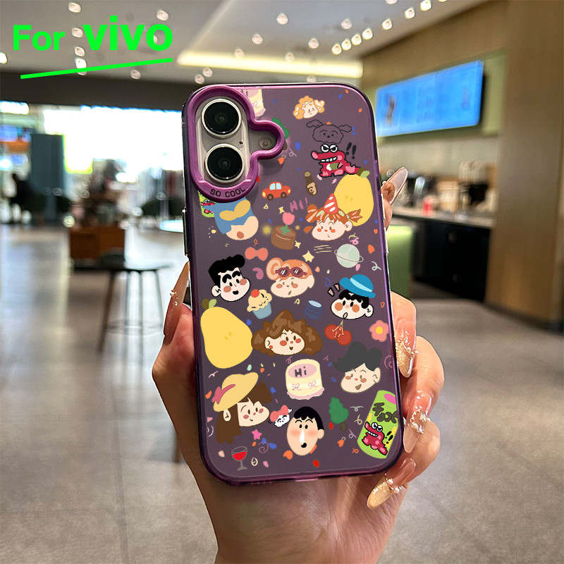 สำหรับ Vivo เคส Y200 Y20 Y20s Y12s Y12A ติดกระดาษน้ำตกการ์ตูน Y17 Y12 Y15 Y11 Y12i Y15A โทรศัพท์วิโว่ V40 V40PRO Y18 ราคา ถูกที่สุด ดีลบีเคเค แกลเลอรีภาพที่ 5