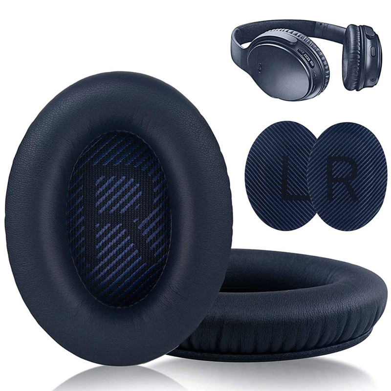 1 คู่แผ่นรองหูฟังสําหรับ Bose QC35 / QC35 II หูฟังแผ่นรองหูฟังเบาะฟองน้ําชุดหูฟัง Earmuffs