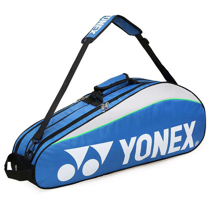 กระเป๋าแบดมินตัน Max สําหรับ 3 ไม้รองเท้าช่อง Shuttle Racket กระเป๋ากีฬาสําหรับผู้ชายหรือผู้หญิง 9332bag