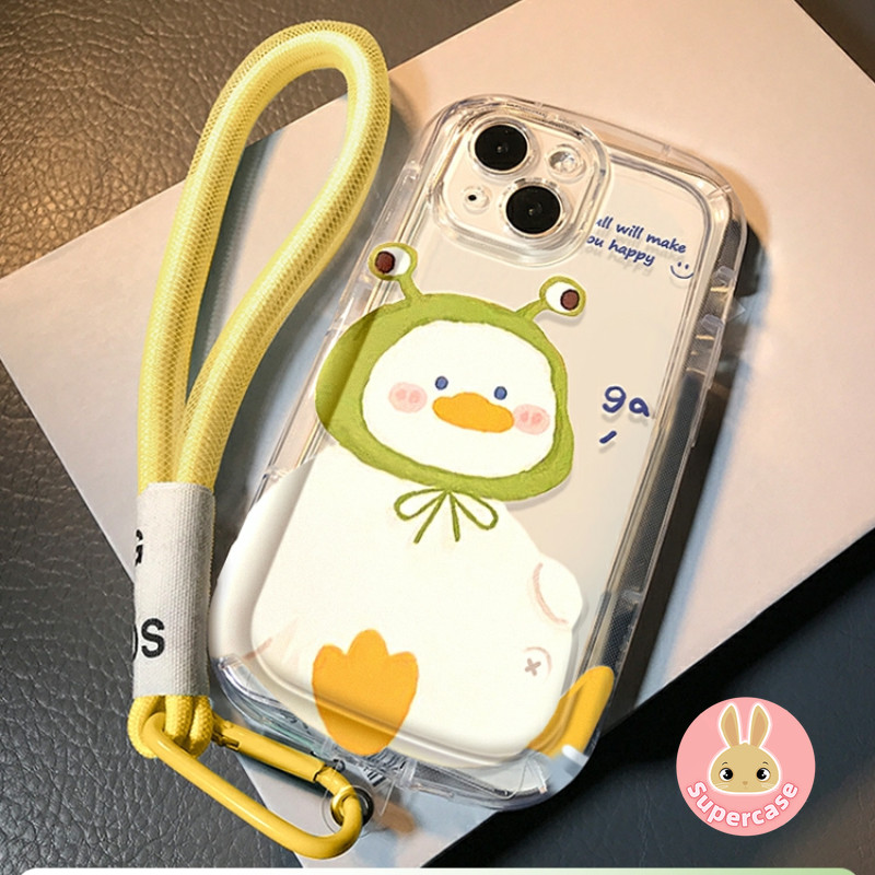น่ารักกบเป็ดเคสโทรศัพท์สําหรับvivo V40 V30 V29 Lite V27 V27E V25 V23 V23E V21 V21s V20 Pro Y20 Y20s Y20i Y20a Y20G Y20T Y12s Y12s Y11 Anti-Fallฝาครอบโทรศัพท์สีขาว