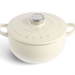 ⚡พร้อมส่ง⚡Smeg หม้อซุปเคลือบ ความจุขนาดใหญ่ 24 ซมไม่เหนียวติ…
