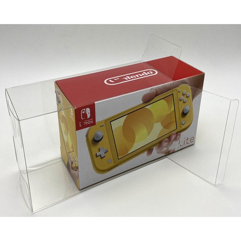 Nslikey โปร่งใสกล่องสําหรับ Nintendo Switch/NS/Lite/NSL รวบรวมกล่องคอนโซลเกม Shell Clear จอแสดงผลกรณี