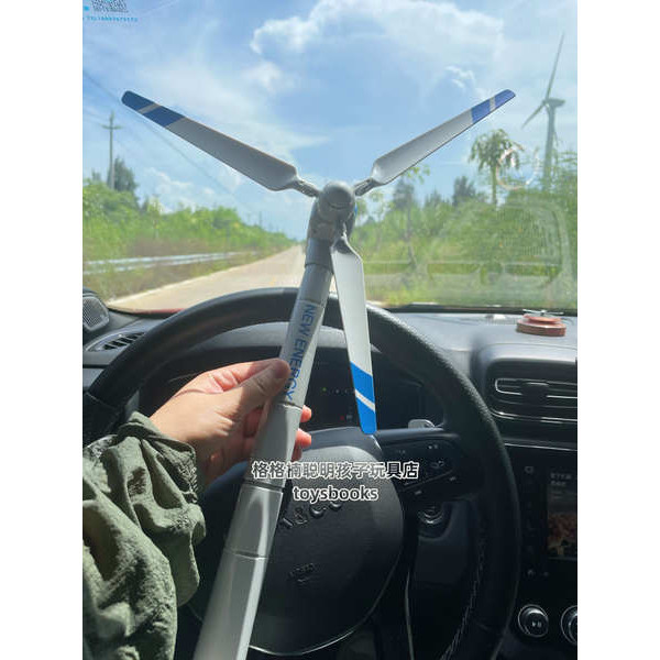 Delixin รถบรรทุกสําหรับงานหนักรถบรรทุกกังหันลมขนาดใหญ่เครื่องกําเนิดไฟฟ้าพลังงานลม Windmill Clockwork ดึงกลับของเล่นรุ่นเด็กของขวัญ