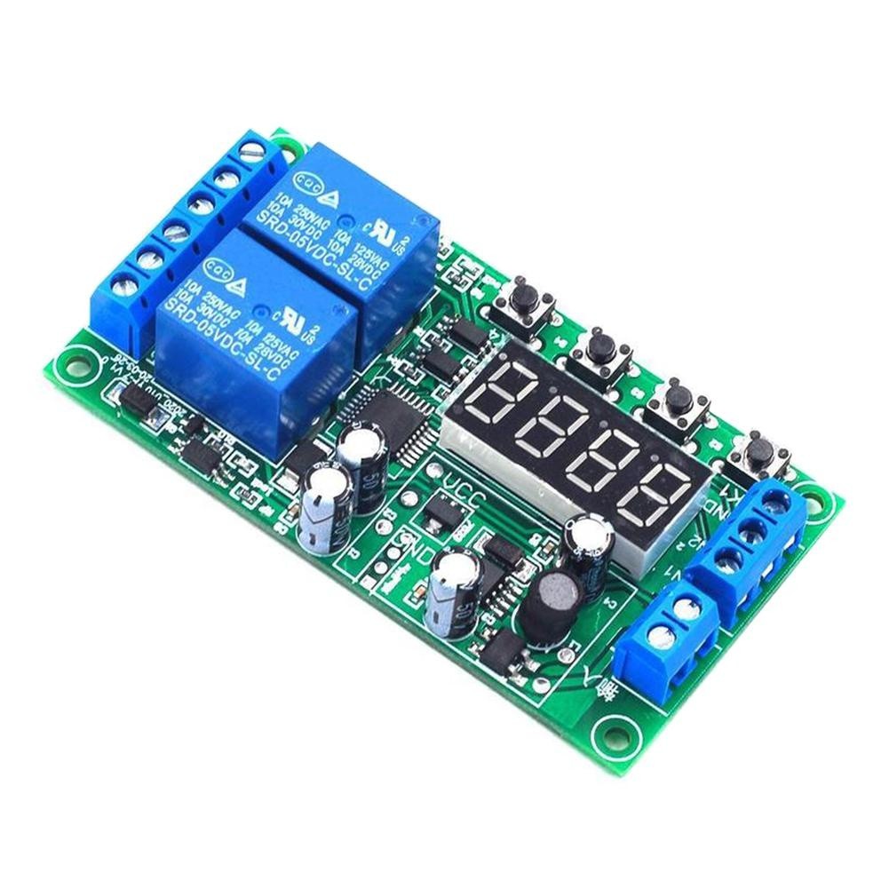 ✰Normal Open Time Delay Relay Module YF-7 Dual-Channel Delay Relay Module Pulse Trigger Cycle Timer