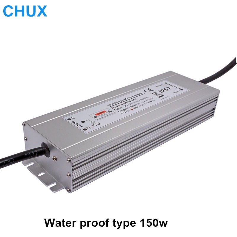 ✬CHUX WaterProof Type 150W LED Switching Mode Power Supply 12V 24V 15V 48V DC SMPS LPV-150WLED Tuble