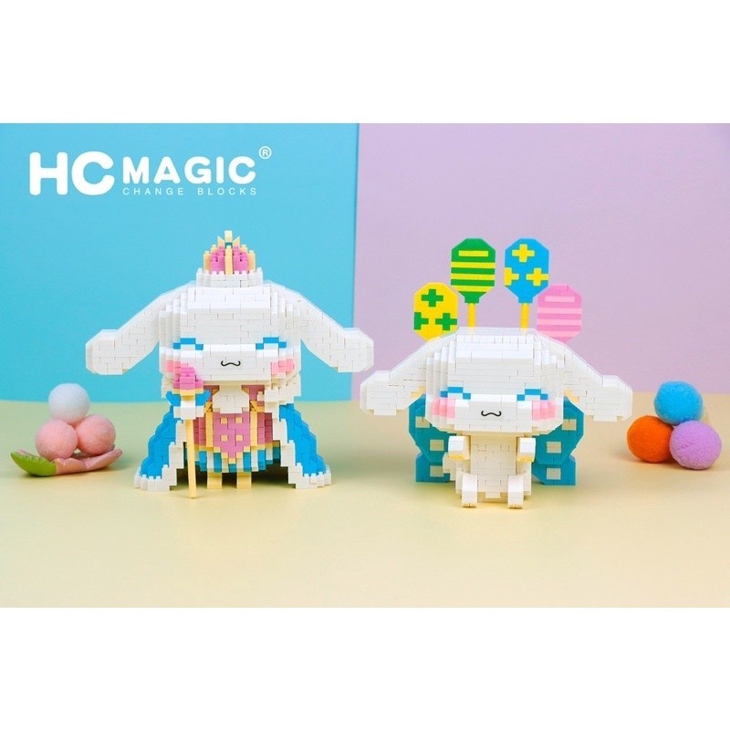 จิ๊กซอว์ เลโก้นาโน Size Jumbo - Hc Magic  9093-9097 Sanrio Cinnamoroll x Pochacco