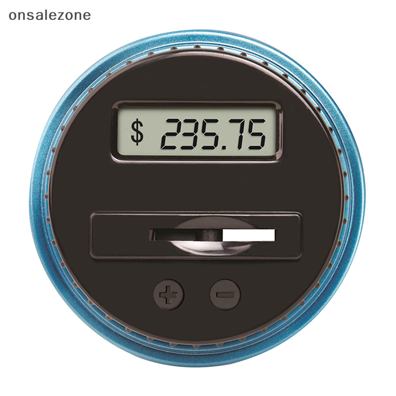 Ozth ดิจิตอล LCD Coung เหรียญกล่องประหยัดเงิน Jar ความจุขนาดใหญ่สําหรับ USD EURO GBP เงินอิเล็กทรอนิกส์ Coung Piggy Bank Vary