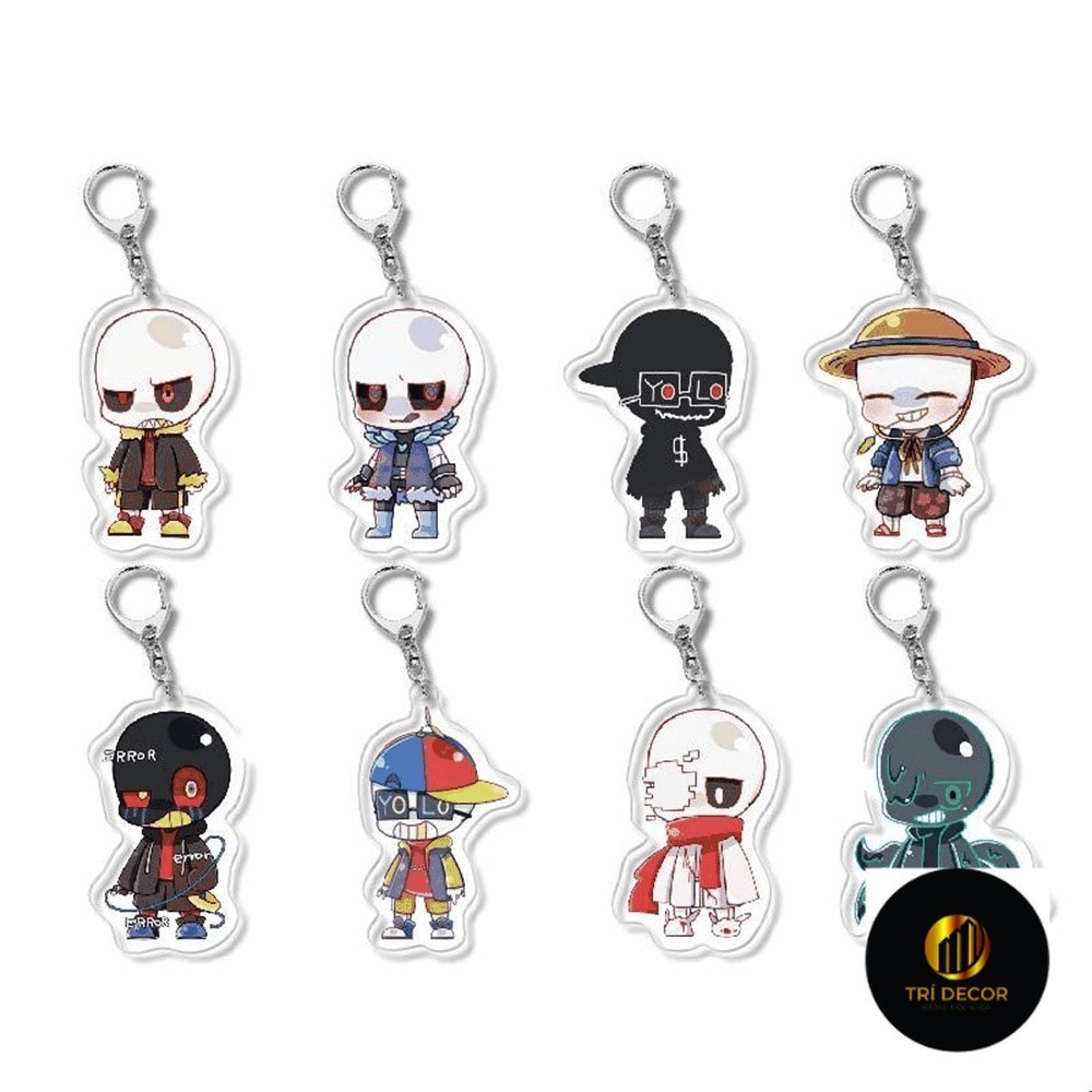 พวงกุญแจ, สแตนดี้, Undertale Sans Flowey Papyrus Asriel Chibi อะนิเมะตกแต่งโต๊ะ