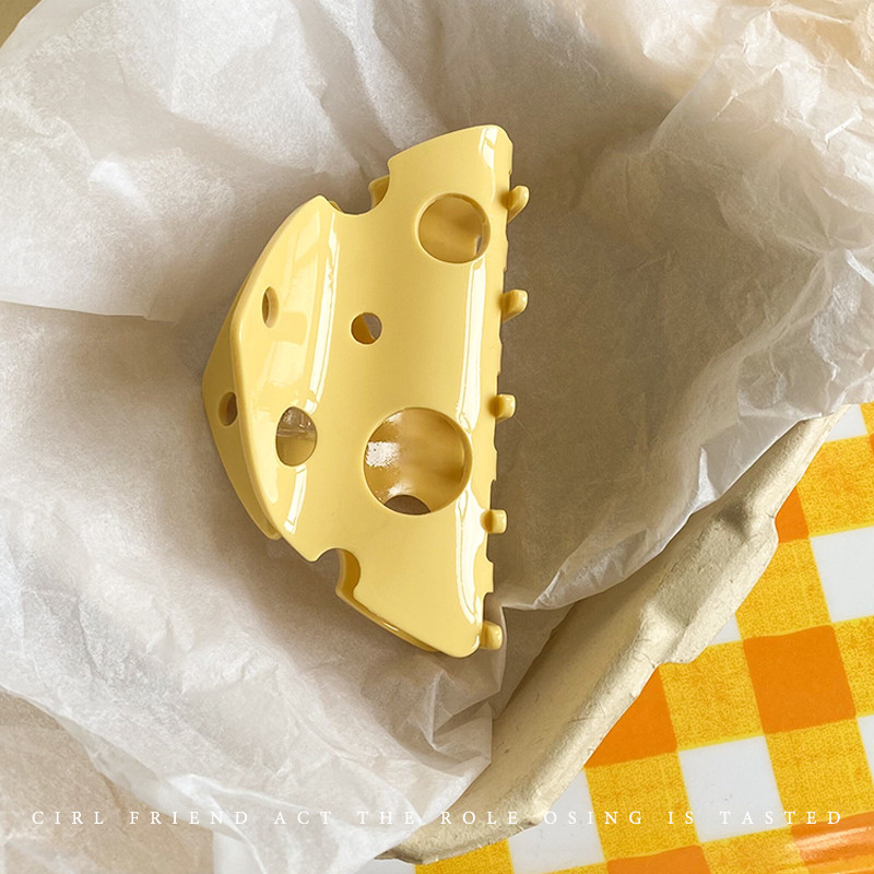 กิ๊บติดผมชีสด้านหลังศีรษะของผู้หญิงคลิปคว้าขนาดใหญ่คลิปฉลามน่ารักเครื่องประดับผม