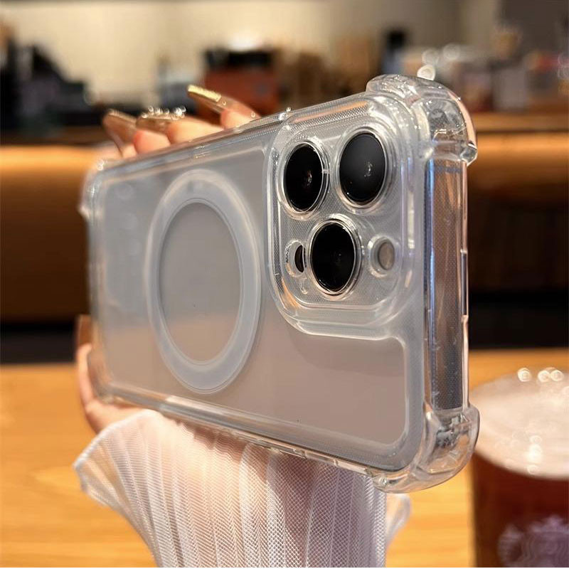 เคสสําหรับ vivo y91 y95 y85 v9 v11i สี่มุม anti drop แม่เหล็กดูดฟังก์ชั่นโทรศัพท์ soft case กันน้ําและกันกระแทก - รูปที่ 6