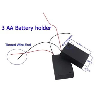 2/3/4/8 Slot AAA / AA Battery Holder ON/Off Switch and 9V รางถ่าน ที่ใส่ถ่าน จัดส่งจากไทย ส่งไวมาก