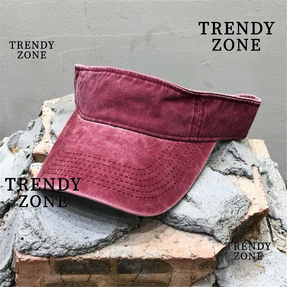 Trendyzone Sun Visor Casual เบสบอลหมวกเทนนิสกอล์ฟหมวกชายหาด