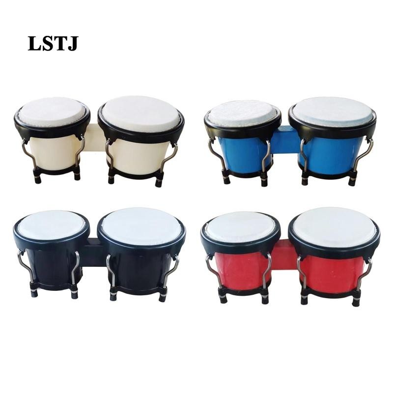 [Lstjj] กลองมือแอฟริกันกระทบ Bongos กลองชุด Early Educational 6 นิ้ว 7 นิ้ว Tunable เครื่องดนตรีสําหรับของขวัญ