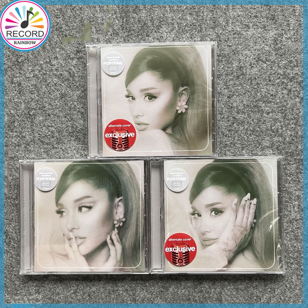 Ariana Grande Positions อัลบั้มซีดีที่มีจําหน่ายสามรุ่นปกที่แตกต่างกัน [ปิดผนึก] ใหม่เอี่ยม