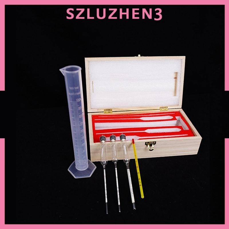 [Szluzhen3] เครื่องวัดแอลกอฮอล์ Hydrometer ระดับมืออาชีพทดสอบแอลกอฮอล์เครื่องทดสอบ Hydrometer สําหรั