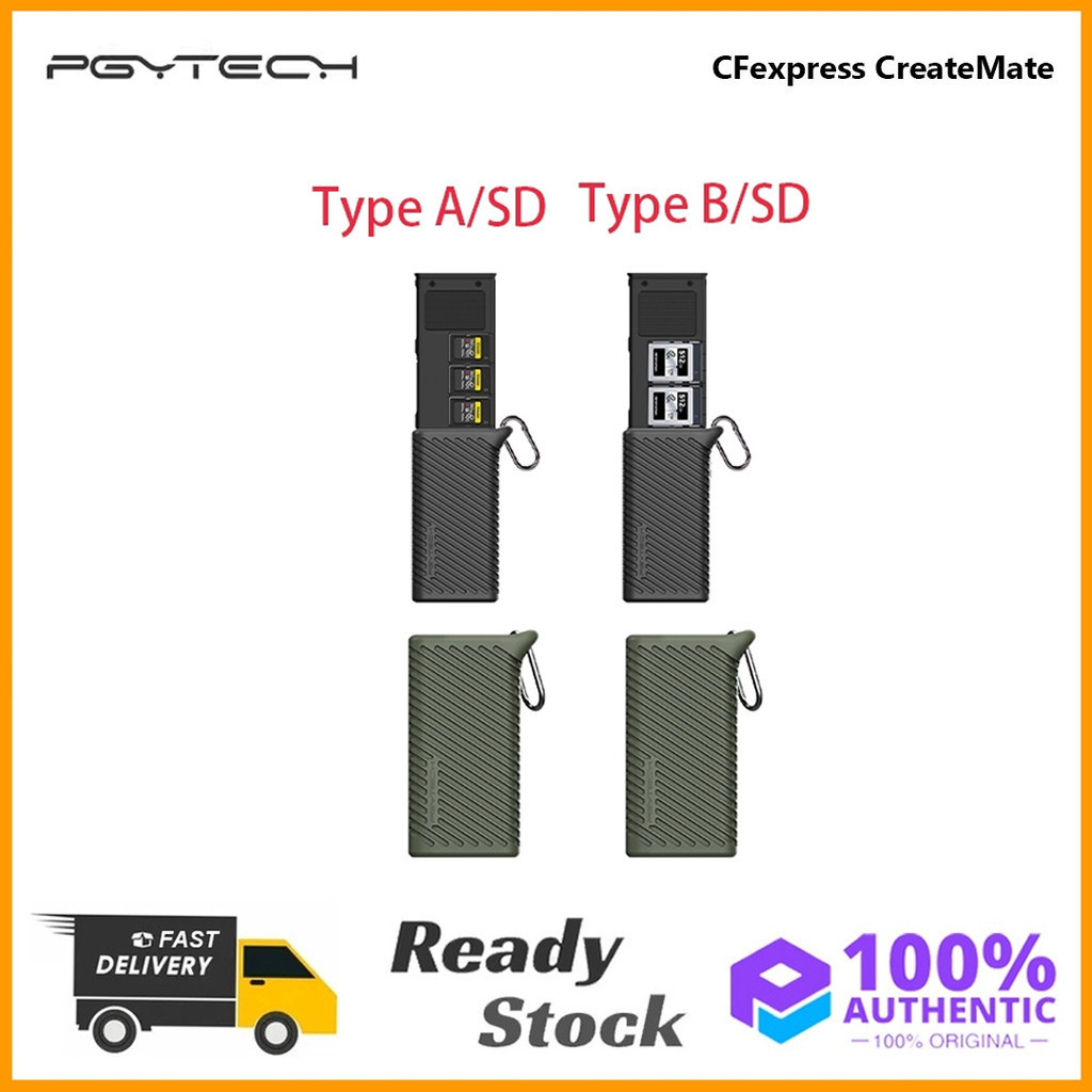 PGYTECH CFexpress CreateMate Card Reader Case Type A/SD Type B/SD