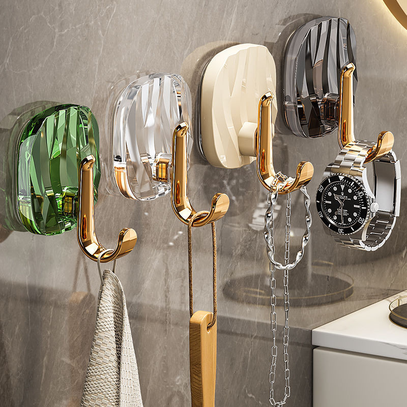 Hook Hook Sticky Hook กาว Self-Adhesive Hook หรูหรา Hook Wall Self-Adhesive Super Sticky Hook Hook W