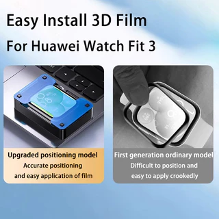 Huawei นาฬิกา Fit 5 5Pro 4 4Pro 3 ป้องกันหน้าจอติดตั้งง่าย 3D ฟิล์มสําหรับ Huawei สมาร์ท Warch Fit3 Fit4 Fit5 Pro ScratchProof สติกเกอร์ป้องกันอุปกรณ์เสริมไม่แก้ว